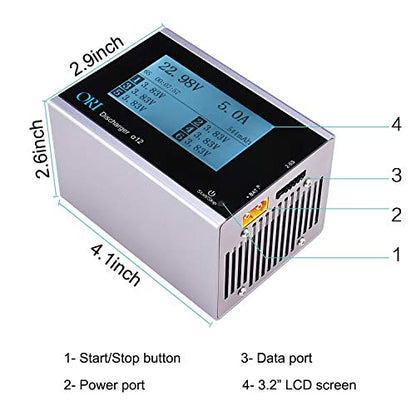 α12 LiPo Battery Smart Discharger One Key Intelligent Balance Discharge Voltage Efficient Heat Dissipation.