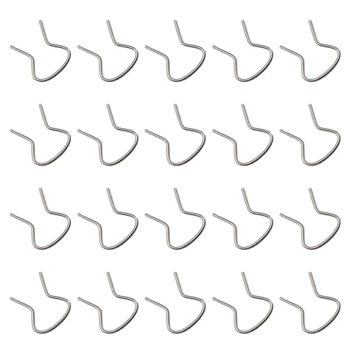 20PCS Car Window Crank Retainer Clips, 76980 Window Handle Retainer Clip Assortment,Door Window Crank Handles Metal Retaining Clips, Universal for Most Vehicles