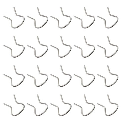 20PCS Car Window Crank Retainer Clips, 76980 Window Handle Retainer Clip Assortment,Door Window Crank Handles Metal Retaining Clips, Universal for Most Vehicles