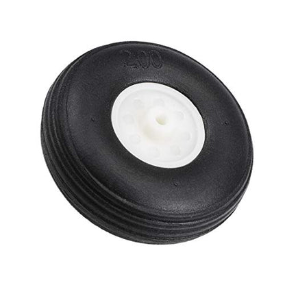 uxcell Tire and Wheel Sets for RC Car Airplane,PU Sponge Tire with Plastic Hub,2" 2pcs - size: 2 Inch