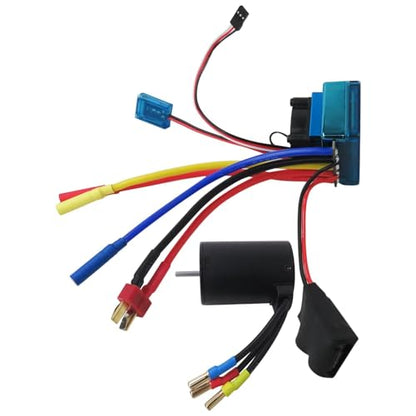 2026 Upgrade 3650 3900KV Brushless Motor +120A ESC Combo Set for 1/10 1/8 RC Car Accessories