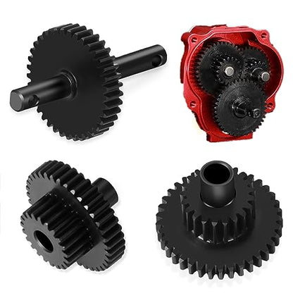 Steel Transmission Pinion Gear Set for TRX4M Defender, Bronco, K10 High Trail, F150 1/18 RC Crawler Car Upgrade Parts - style: 9.7:1