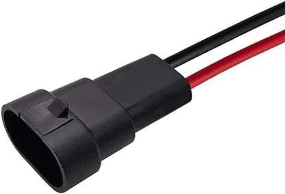 iJDMTOY 9006/HB4/H10 to 5202/P13W Pigtail Wire Wiring Harness Adapters Compatible with Fog Light Conversion Retrofit