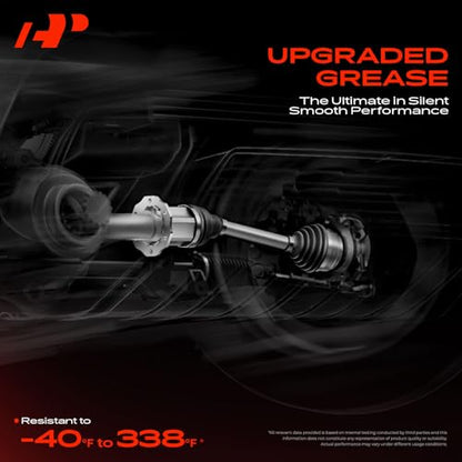 A-Premium Front and Rear CV Axle Shaft Assembly for Arctic Cat Models | Compatible with 400 500 2003-2004, Driver and Passenger Side, Set of 4, Replace# 0402-907, 0502-544 - style: 4Pcs Front and Rear