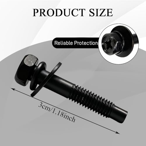 4PCS Engine Air Filter Box Cover Screw Bolts, Air Filter Housing Screws, Engine Box Tightening Bolts Replacement for Most Cars, Replace OEM# 90091-RAA-A00, 90091-P36-00