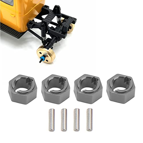 7mm Hex Combiner, Wheel Hub Hex Adapter Aluminum Alloy RC Wheel Adapter Compatible with FMS FCX24 1/24 RC Car (Color)