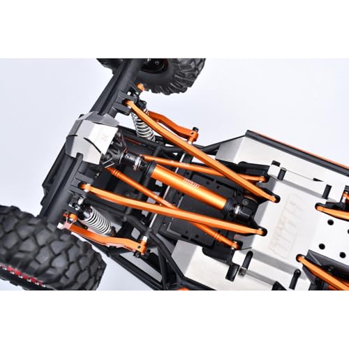Aluminum 7075-T6 Alloy Rear Sway Bar Set for Vanquish 1:10 H10 Optic Kit/Yokohama RTR/Sparco RTR Rock Crawler Upgrades - Silver