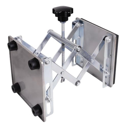 RC Car Work Stand, Adjustable Stainless Steel RC Repair Stand with Pre-Installed Anti-Slip Foam Pad, Metal Lift Platform for 1/10 1/12 1/14 1/16 1/18 Scale RC Cars (Large (150 mm / 5.9 in))
