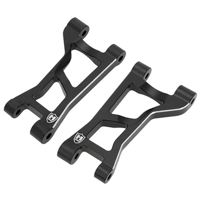 MEUS RACING Aluminum Suspension Arms Kit for Traxxas 1/16 Mini Maxx Upgrade Parts #10731 (Black) - color: Black