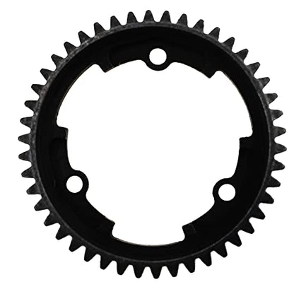 Steel 46T Spur Gear 1 Mod M1 Main Gear Compatible with Traxxas 1/5 X-Maxx 6S 8S 1/10 Maxx 4S 1/10 New E-Revo 2.0 1/7 XO-1 Upgrade Part (46T)