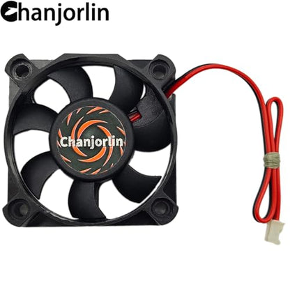 2Pack RC Car Motor Cooling Fan 25mm 30mm 40mm 50mm High Speed Heatsink 28000RPM ESC Fans for 1/8 1/7 1/10 1/12 Scale Truck Off Road Crawler Car Boat 540 550 Brushless Brushed Motors (50mm)