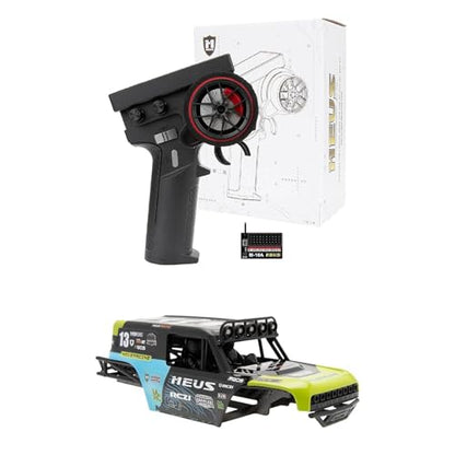MEUS RACING Transmitter and Receiver Black+ MB24 SCX24 Body
