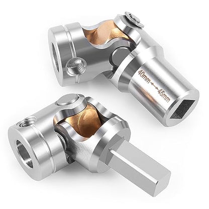 RC-Hub 1Pcs RC Driveshafts Metal Drive Shaft 45-50/47-57/55-67/60-80mm for 1:14 Tamiya Trailer Tractor Truck RC Crawler Car (40mm-45mm) - size: 40mm-45mm