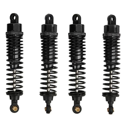New 4pcs 68mm/98mm /108mm Aluminum Shocks Absorbers Damper for HSP HPI 1/10 Scale RC Car On-Road Monster Truck Off Road Buggy(Black 108mm) - color: Black 108mm
