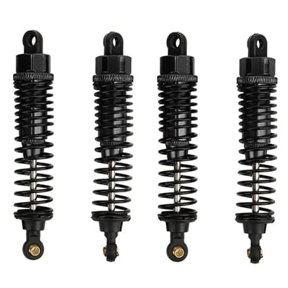 New 4pcs 68mm/98mm /108mm Aluminum Shocks Absorbers Damper for HSP HPI 1/10 Scale RC Car On-Road Monster Truck Off Road Buggy(Black 108mm) - color: Black 108mm