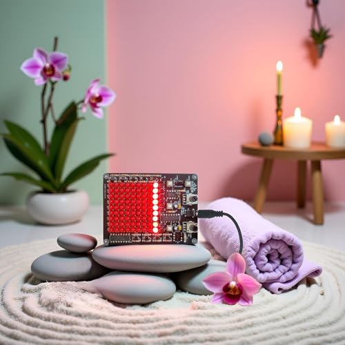 Gikfun LED Chaser Soldering Practice Kit PCB Board 81 LEDs for STEM Electronics School Learning Project DIY EK1974