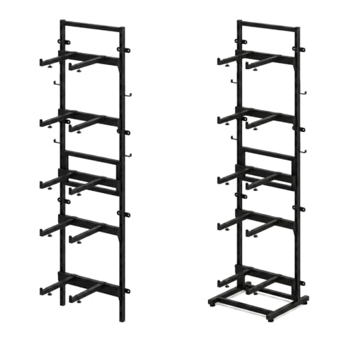 Wall Mount＆Floor RC Car Display Stand, 5 Tier Adjustable RC Car Rack | for Crawler Trucks Workstation,RC Storage Shelf for RC Model Cars 1/6 1/10 1/12 1/24 1/18 Fcx10 Fcx24 Fcx18 Scx24 Scx18 Scx10