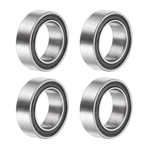 uxcell 4Pcs SMR85-2RS Deep Groove Ball Bearings, 5x8x2.5mm 440C Stainless Steel Double Shielded Bearings, ABEC 5 - size: 5x8x2.5mm