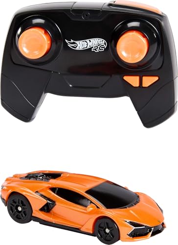 Hot Wheels RC 1:64 Scale Lamborghini Revuelto, Remote-Control Toy Car