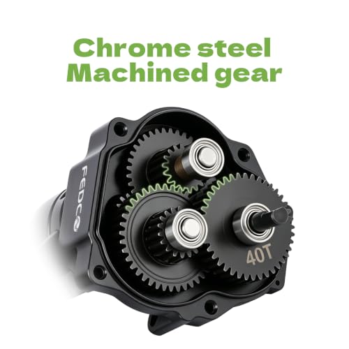 Brushless Motor and Transmission for TRX4M Upgrades | Outer 1621SL 3500KV Motor with Side Plate for Trx4m 1/18 RC Crawler