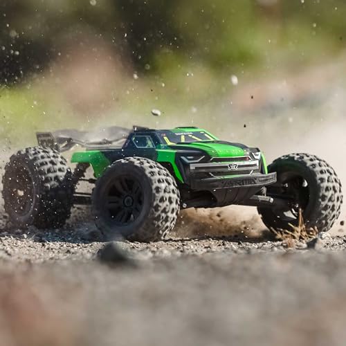 ARRMA RC Truck 1/8 KRATON 4X4 6S BLX BRUSHLESS V6 Speed Truck RTR (Lipo Battery and Charger Not Included) (Green/Black), ARA8608V6T3 - color: Green/Black