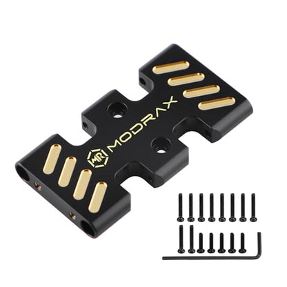 Brass Skid Plate for Axial SCX24 LCG Chassis 1/24 RC Crawler Upgrade | Designed for SCX24 LCG Chassis, CNC, 12.5g Weight