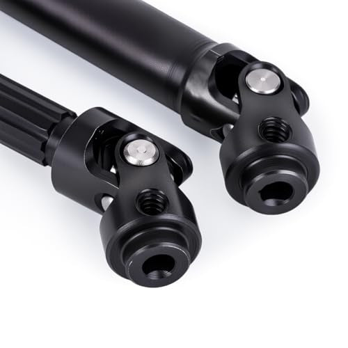 SCX30 Driveshaft Front Rear Drive Shaft for 1/30 Axial RC Crawler Upgrades (Stainless Steel, Black) - color: Driveshaft