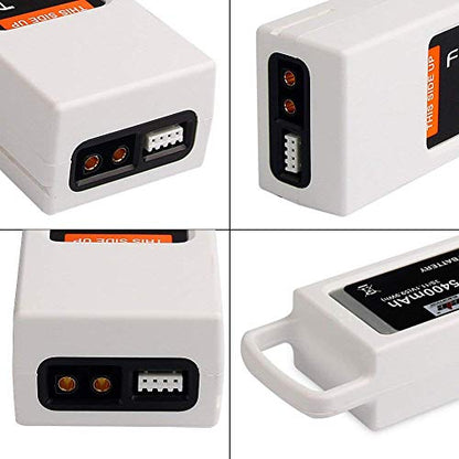 2-Pack 5400mAh 11.1V Replacement Batteries for Yuneec Q500 Series - High Capacity Rechargeable Battery Pack, Extended Flight Drone Battery
