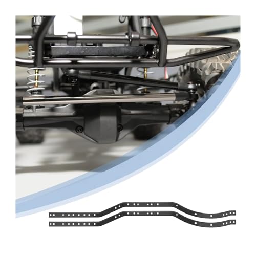 Rc Chassis For Axial For SCX10 90027 II 90046 90047 2Pcs/Set Steel Chassis Frame Rails RC Car Crawler Truck Vehicle Parts Upgrades Replacement