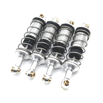 RC Cars Spare Parts for MJX 14301 14302 1/14 Front and Rear Hydraulic Shock Absorbers Metal Upgrade Remote Control Car Accessories RC Parts(Yellow) - color: Yellow