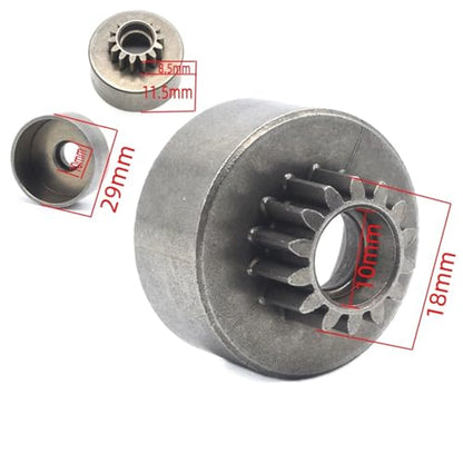 RC Car Upgrade Parts for HSP 02107 94188 94108 1/10 RC Car Upgrade Parts 16T Clutch Bell Single Gear for Nitro Monster Truck - size: 02107