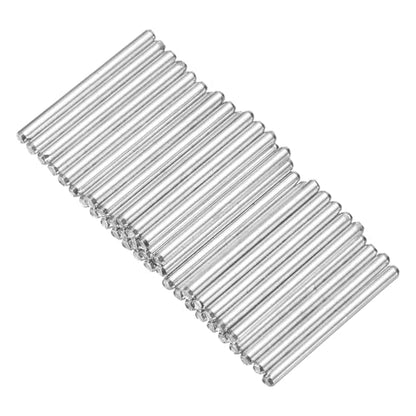 MECCANIXITY 40pcs 2mmx25mm Toys Shaft Round Rod Axles Drive Shaft for DIY RC Car Truck Boat Helicopter Model Part, Silver - size: 2mmx25mm