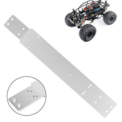 REMO 1/10 RC Car Chassis Bracket Plate, Aluminum Alloy Chassis Plate Replacement, High Strength Lightweight Durable Spare Part with Glossy Surface, Precision Engineered for REMO 10