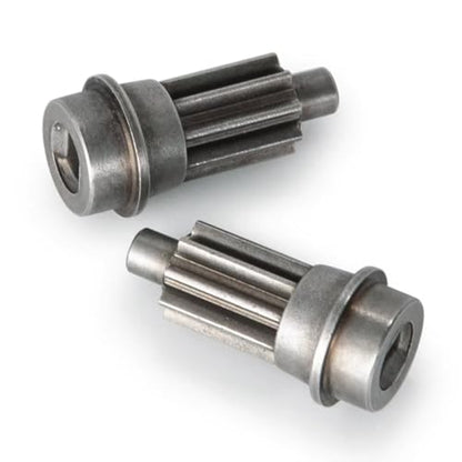 Rc Parts Compatible with Traxxas for TRX-4 1/10 RC Crawler Car Upgrade Parts 4Pcs Metal Front Rear Portal Drive Shaft Input Gear Set 8259 8257
