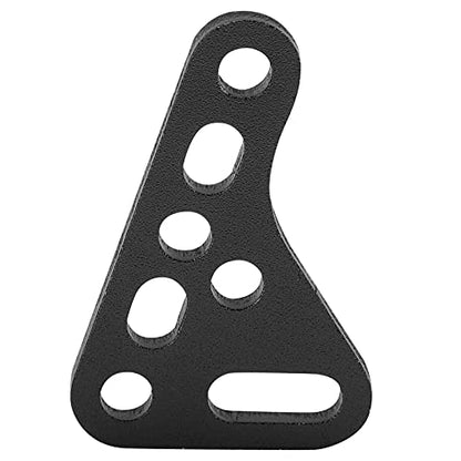 Aluminum Alloy RC Shock Strut Damper Bracket Mount, Metal Suspension Bracket for 1/8 1/10 1/12 1/16 RC Cars, Adjustable Height and Angle Damper Mount for Off - Road Buggy (Black) - color: Black
