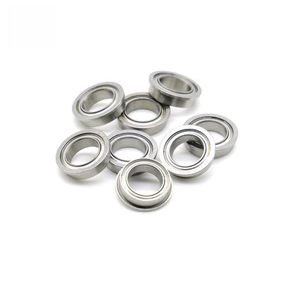 10PCS ABEC-7 MF128ZZ 8x12x3.5 mm Chrome Steel Deep Groove Ball Bearing MF128ZZ Flanged Ball Bearing MF128 - size: MF128ZZ 8x12x3.5