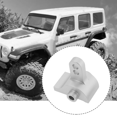 RC Car Rear Upper Link Riser Compatible with Axial SCX10 III AR45P 1/10 RC Crawler LCG Chassis DIY (Silver) - color: Silver
