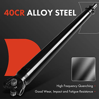 A-Premium Rear Drive Shaft Driveshaft Assembly Compatible with Chevrolet | for Suburban 1500 Avalanche Yukon XL 1500 Escalade, Complete Prop Shaft, Eliminates Drivetrain Vibration