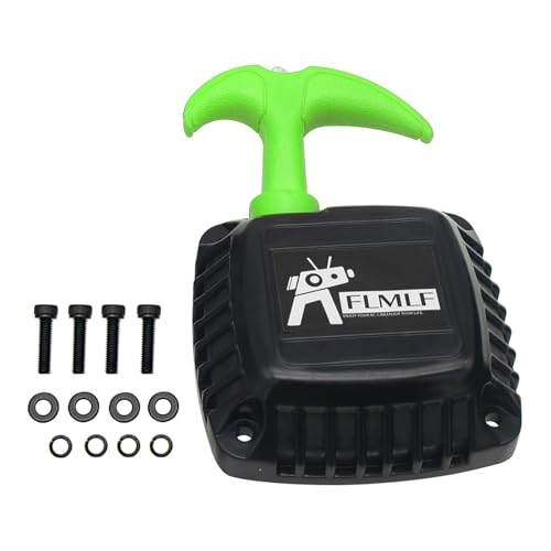 32CC 35CC 36CC Engine Easy-Start Dustproof Pull Starter (Green) | for 1/5 HPI ROFUN ROVAN KM Baja LT FG GoPed RedCat Rc Parts - color: Green