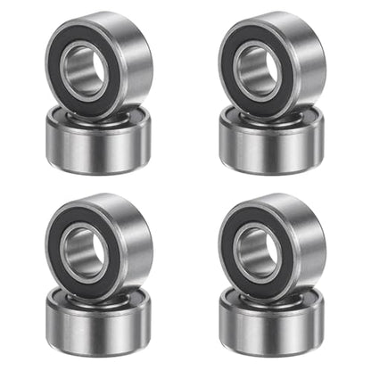 uxcell 8Pcs 685ZZ 5mmx11mmx5mm Deep Groove Ball Bearings, Double Metal Shielded Bearing Steel ABEC5 High Performance for Industrial Machinery Precision Transmission, Silver - size: 685ZZ 5mmx11mmx5mm