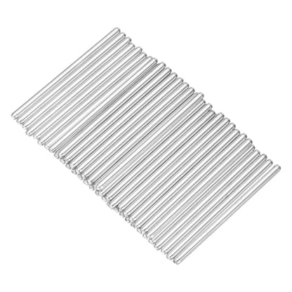 MECCANIXITY 40pcs 2mmx40mm Toys Shaft Round Rod Axles Drive Shaft for DIY RC Car Truck Boat Helicopter Model Part, Silver - size: 2mmx40mm