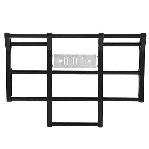RC Car Bumper, 1/14 RC Car Truck Metal Front Bumper Model Accessory Fit for Tamiya King Hauler, Globe Liner RC Car (N10210BL Black) - color: N10210bl Black