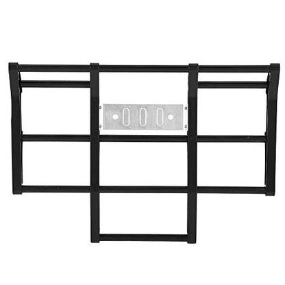RC Car Bumper, 1/14 RC Car Truck Metal Front Bumper Model Accessory Fit for Tamiya King Hauler, Globe Liner RC Car (N10210BL Black) - color: N10210bl Black