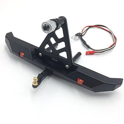 KYX Racing Alloy Rear Bumper w/Spare Tire Rack For 1/10 RC Crawler TRX-4