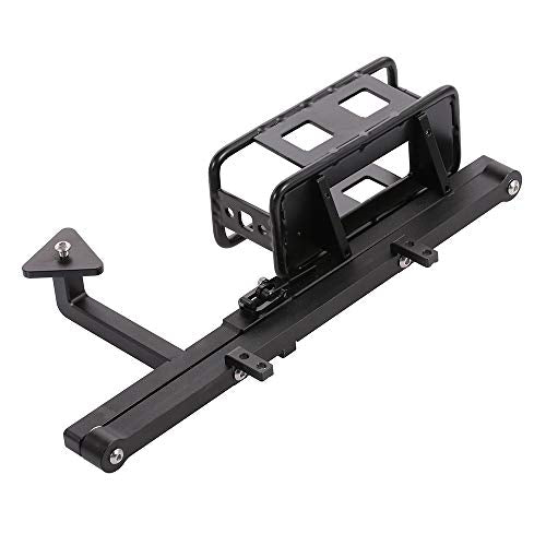 1/10 Scale RC Crawler Rear Bumper with Spare Tire Carrier for D90 D110 1:10 RC Crawler Car (B) - style: B