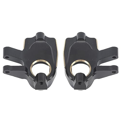 2 Pcs 1/10 RC Crawler Car Front Portal Axles Steering Knuckles for Axial Capra SCX10 III