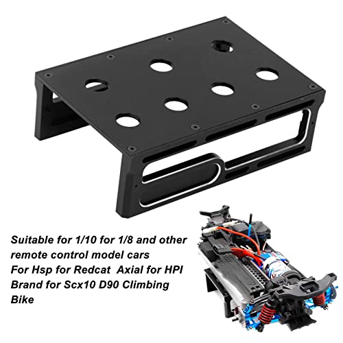 RC Car Work Stand, RC Car Work Stand Wear Aluminum Alloy RC Car Repair Workstation for 1/8 for 1/10 RC Truck Scales(Black)