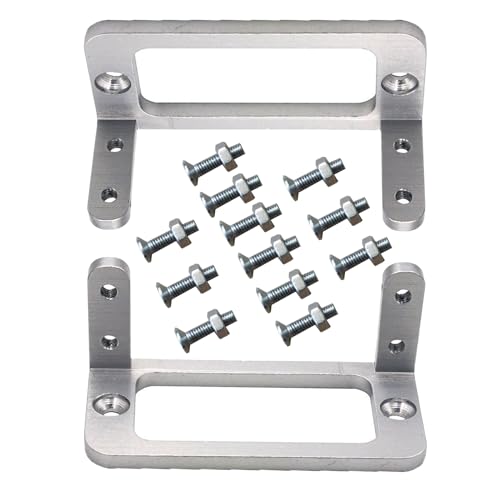 2 Sets RC Servo Mount Bracket Aluminum Alloy Servo Seat for Futaba S3003 Rudder Frame Servo RC Boat Ship Car