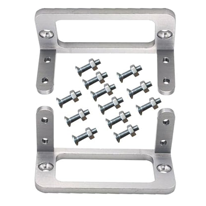 2 Sets RC Servo Mount Bracket Aluminum Alloy Servo Seat for Futaba S3003 Rudder Frame Servo RC Boat Ship Car