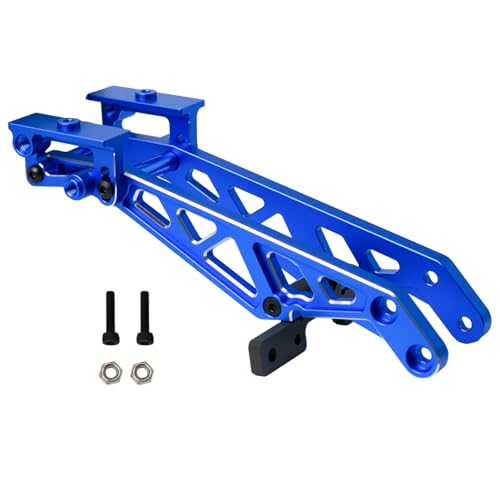 Aluminum RC Rear Wing Mount Upgrades for 1/8 Arrma Kraton V6 6S BLX EXB,Notorious 6S BLX,Replace#ARA320758 (Blue) - color: Blue